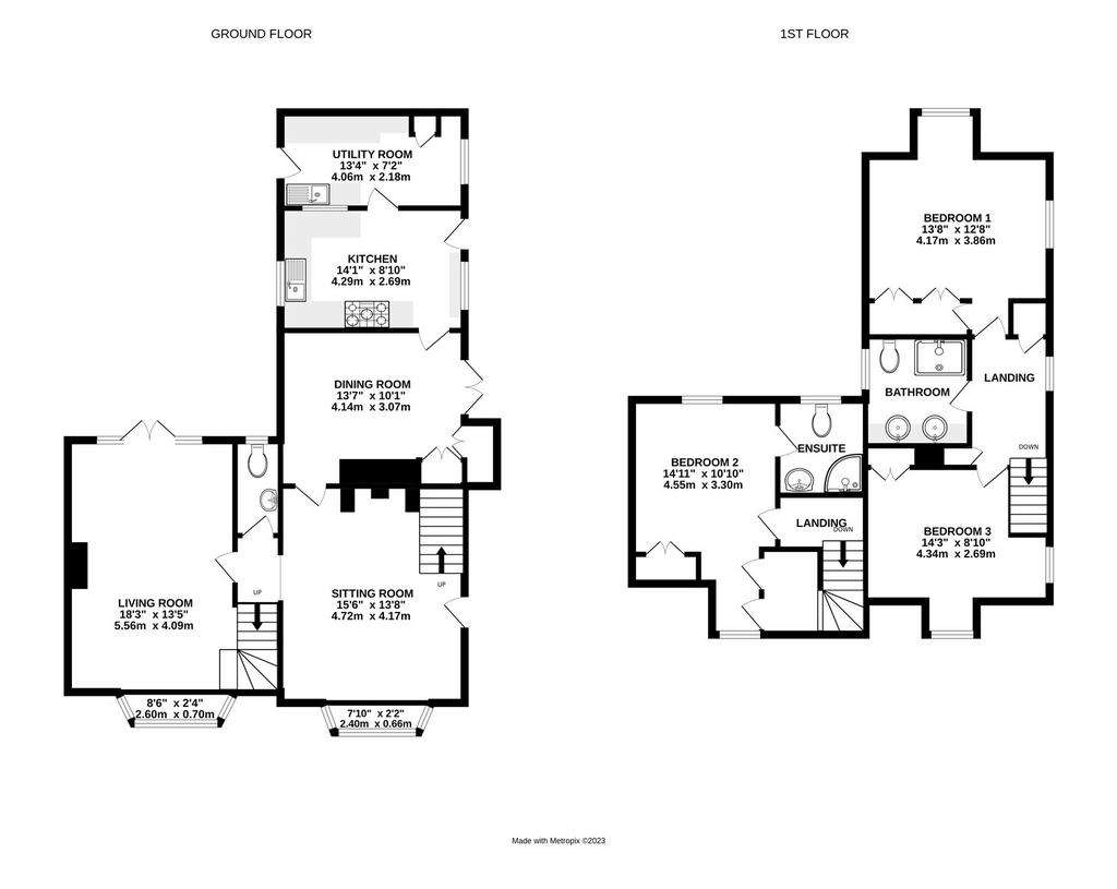 3 bedroom detached house for sale - floorplan