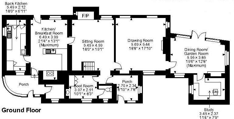 6 bedroom equestrian facility for sale - floorplan