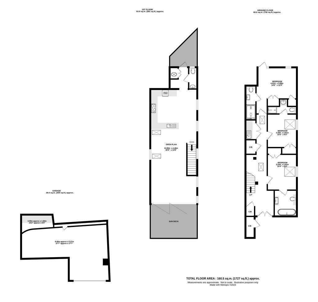 3 bedroom house for sale - floorplan