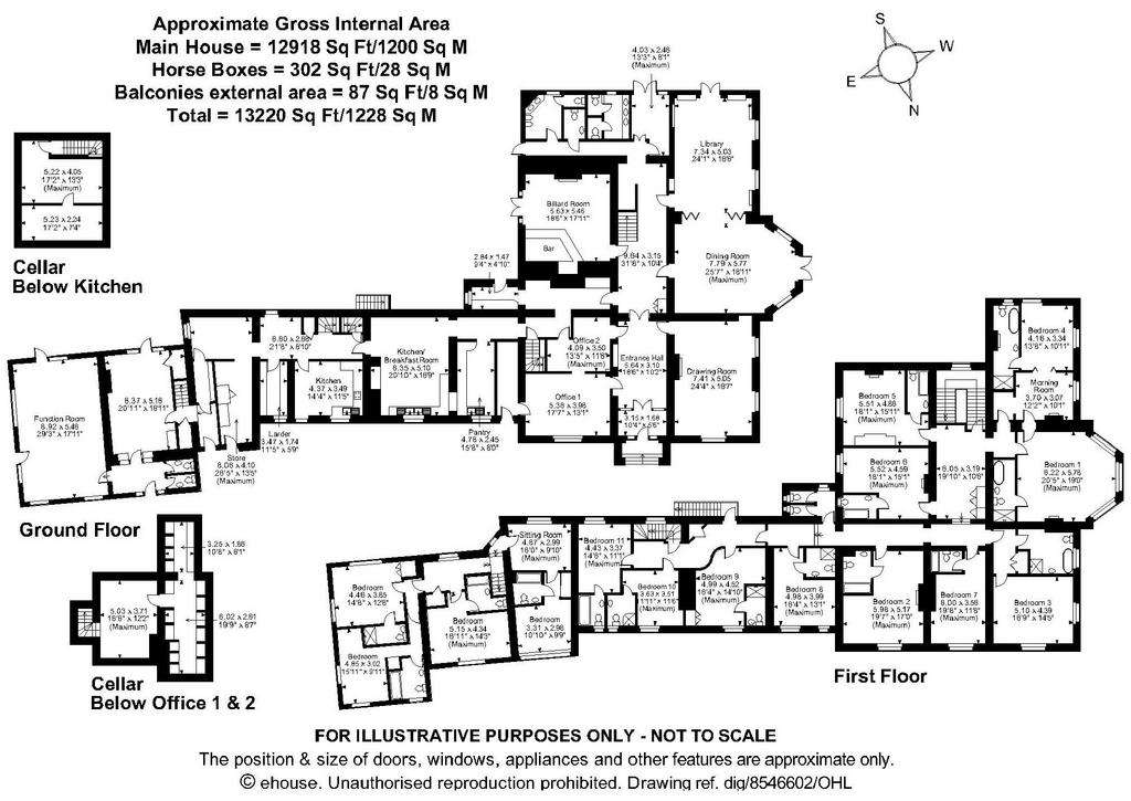 28 bedroom detached house for sale - floorplan