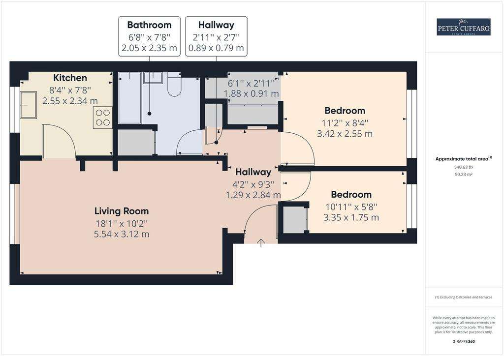 2 bedroom flat for sale - floorplan