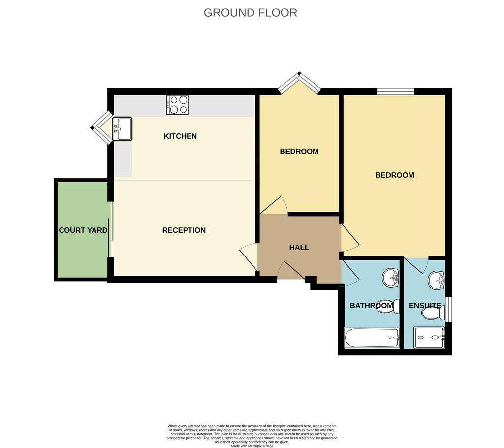 2 bedroom flat for sale - floorplan