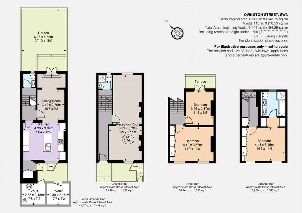 3 bedroom house for sale - floorplan