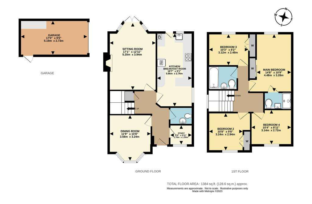 4 bedroom detached house for sale - floorplan