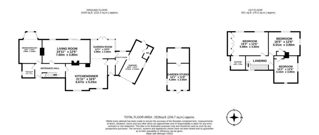 4 bedroom detached house for sale - floorplan