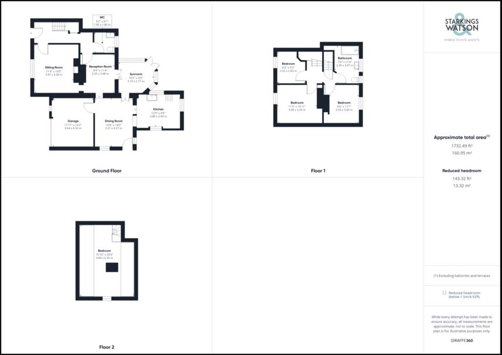 4 bedroom semi-detached house for sale - floorplan