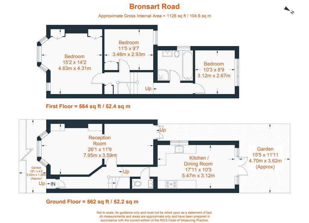 3 bedroom house to rent - floorplan