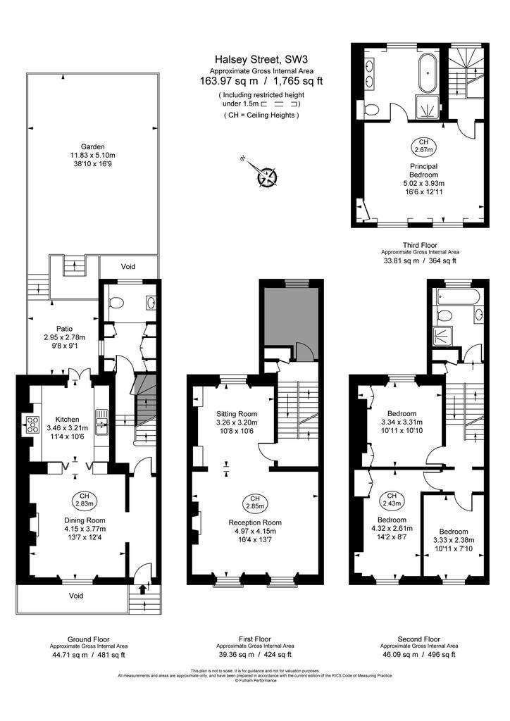 4 bedroom terraced house to rent - floorplan