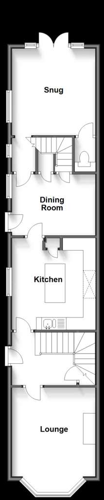 3 bedroom semi-detached house for sale - floorplan