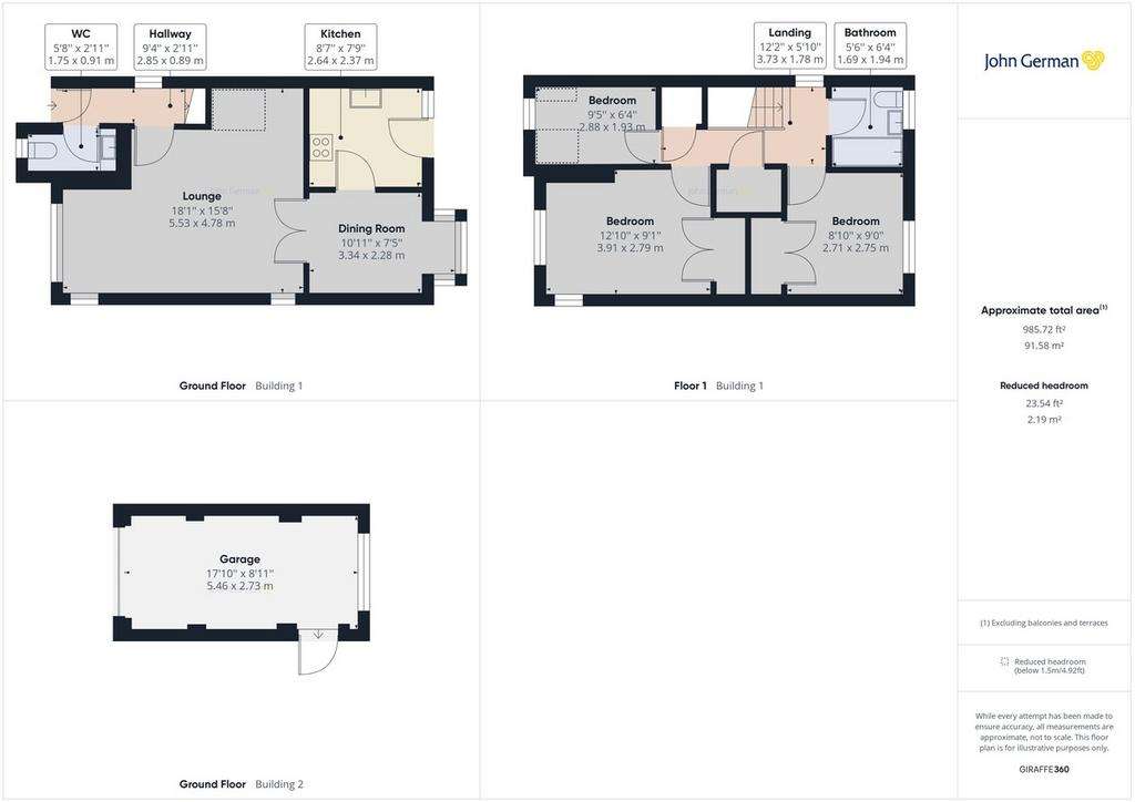 3 bedroom detached house for sale - floorplan