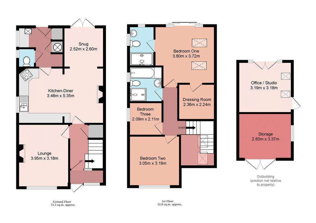 3 bedroom detached house for sale - floorplan