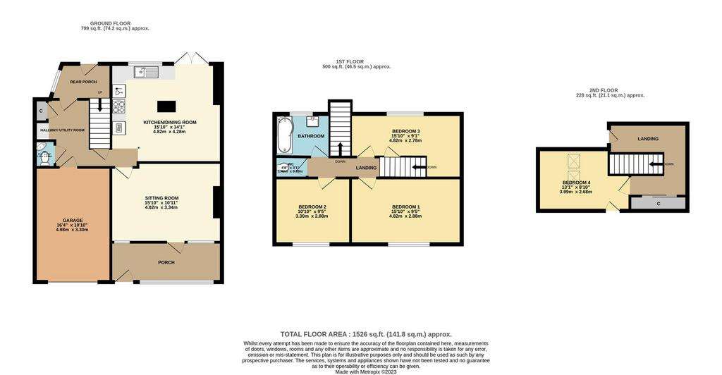 4 bedroom house for sale - floorplan