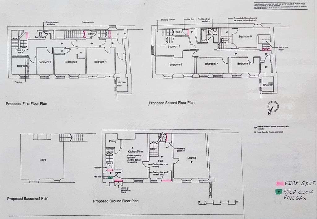 9 bedroom end of terrace house for sale - floorplan