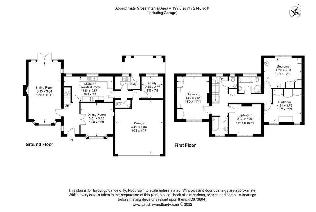 4 bedroom detached house for sale - floorplan