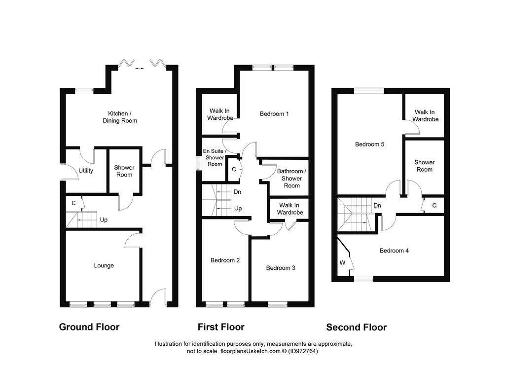5 bedroom semi-detached villa for sale - floorplan