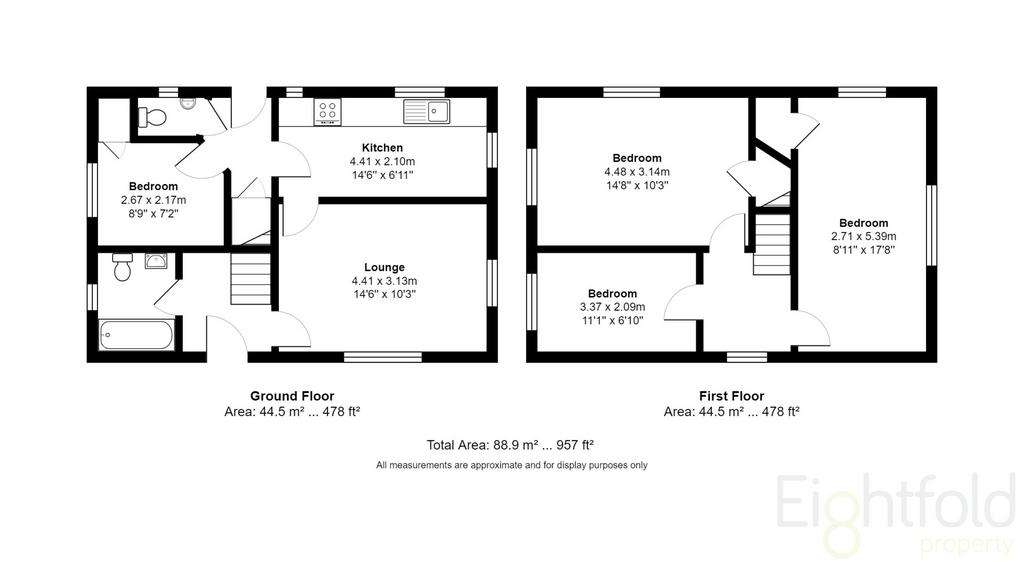 4 bedroom cottage to rent - floorplan