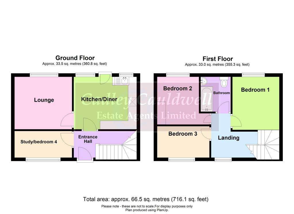 3 bedroom terraced house for sale - floorplan