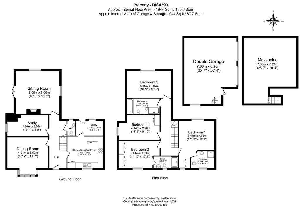 4 bedroom detached house for sale - floorplan