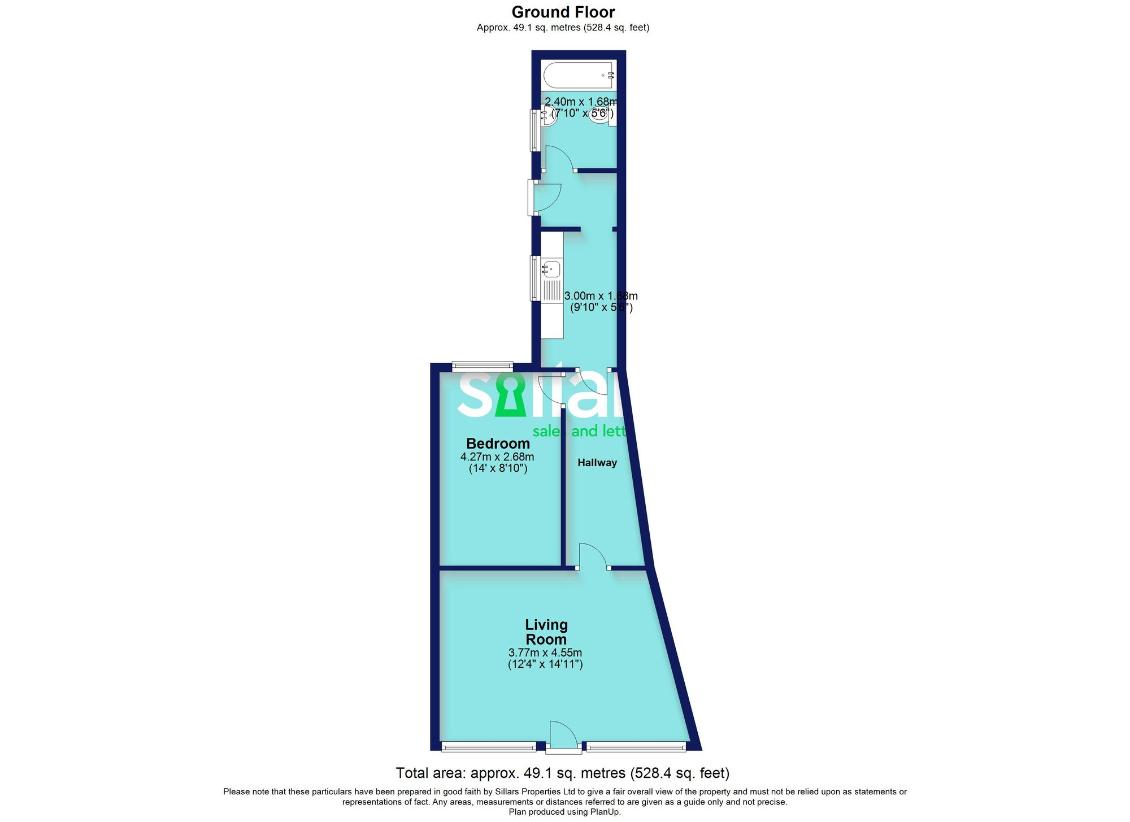 2 bedroom flat for sale - floorplan