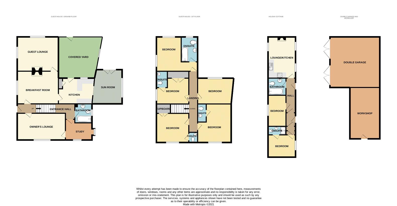 7 bedroom cottage for sale - floorplan