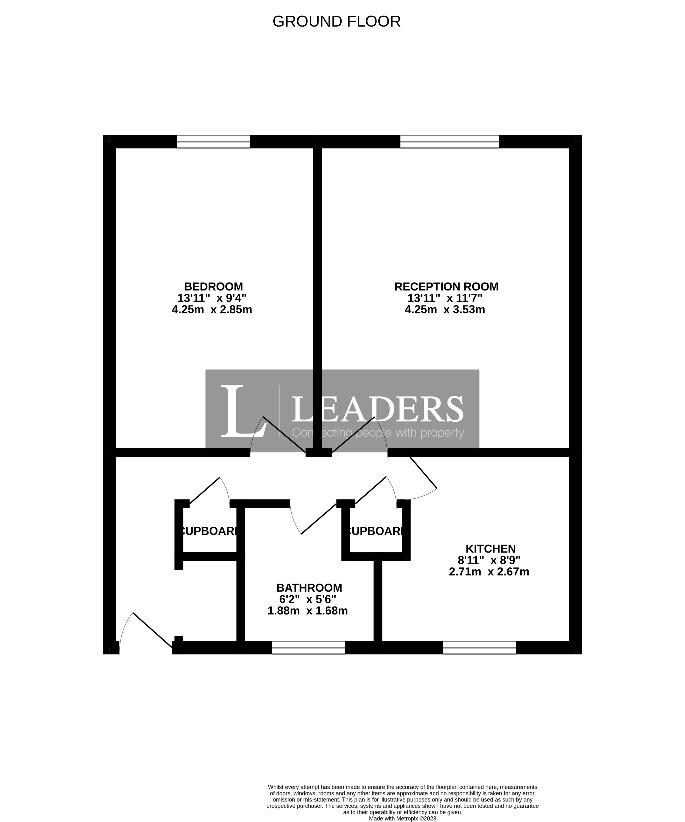 1 bedroom flat for sale - floorplan