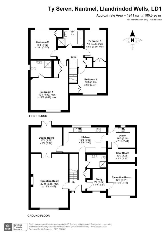 4 bedroom property for sale - floorplan