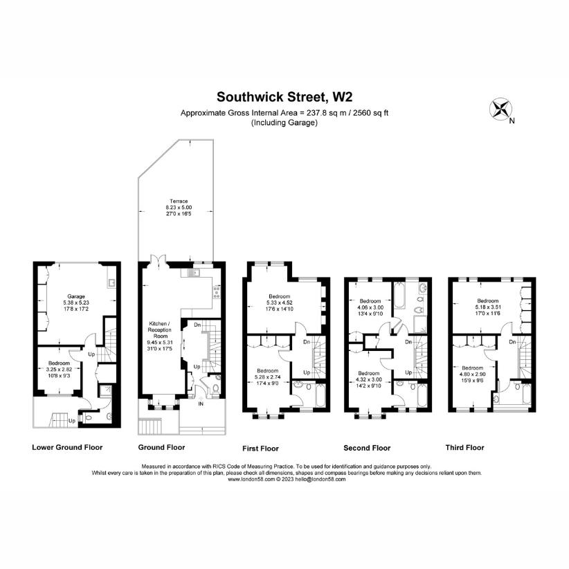 7 bedroom terraced house for sale - floorplan