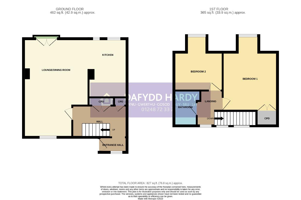 2 bedroom property for sale - floorplan