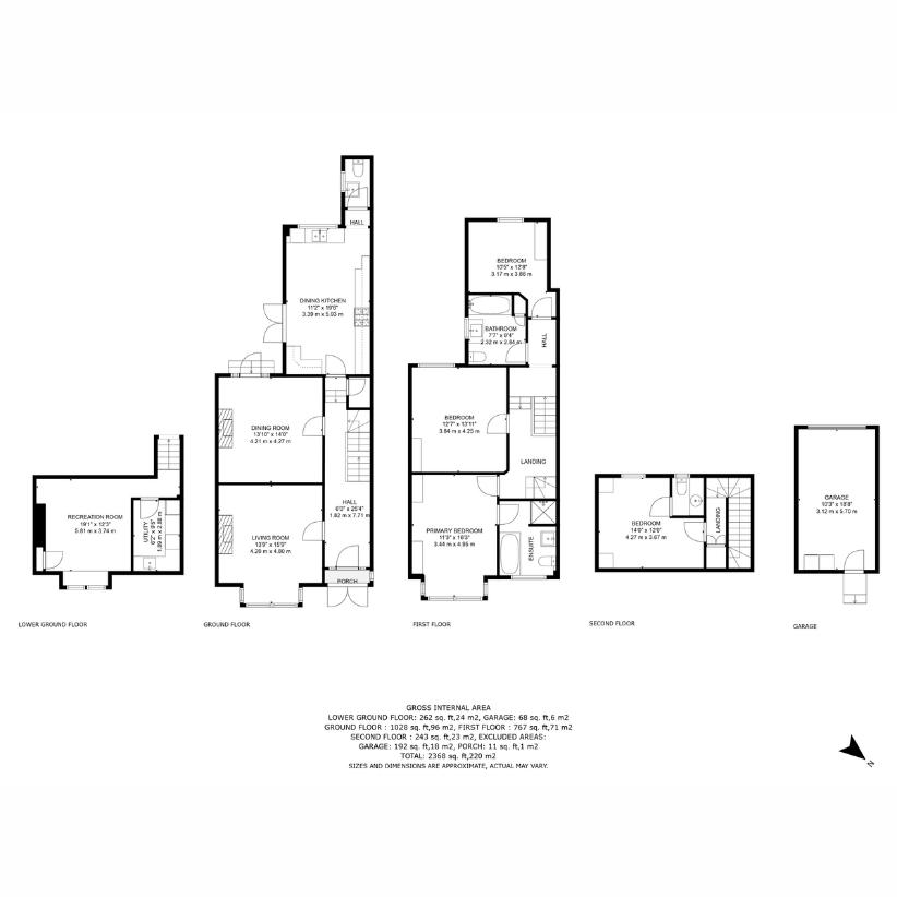 4 bedroom semi-detached house for sale - floorplan