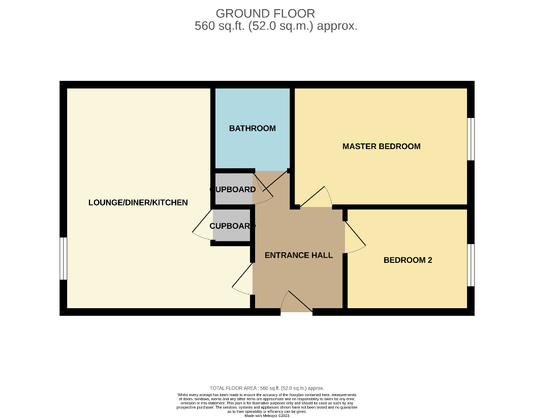 2 bedroom flat for sale - floorplan