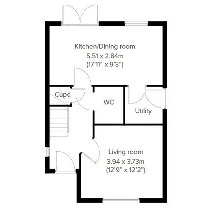 4 bedroom detached house for sale - floorplan