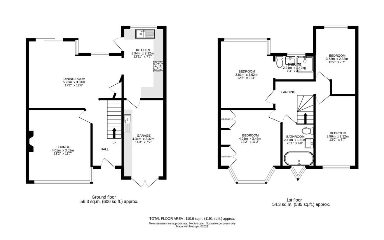 4 bedroom property for sale - floorplan