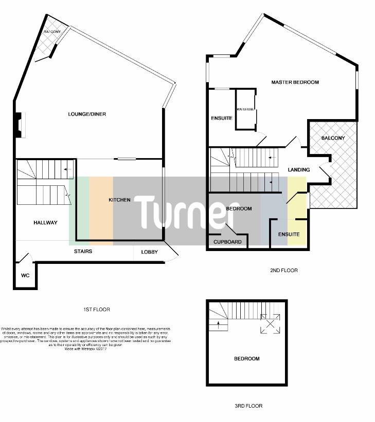 3 bedroom flat for sale - floorplan