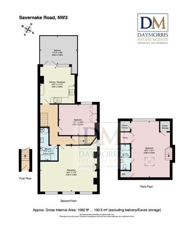 2 bedroom flat for sale - floorplan