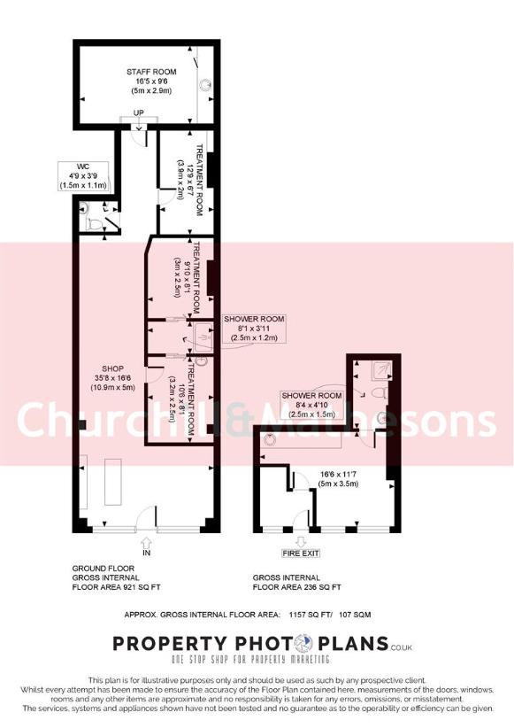 Studio flat for sale - floorplan