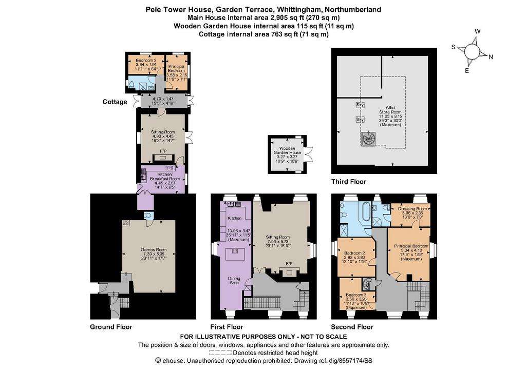 5 bedroom house for sale - floorplan