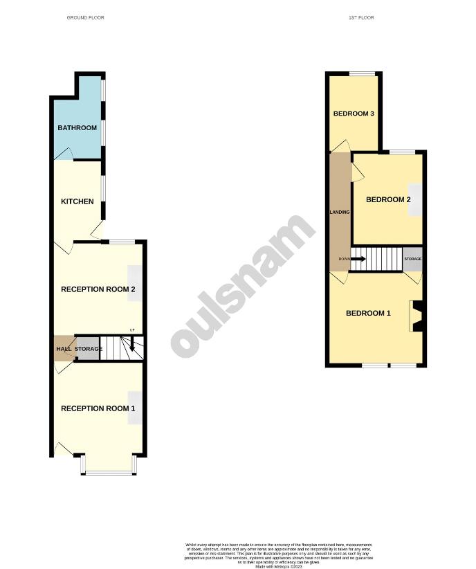 3 bedroom property for sale - floorplan