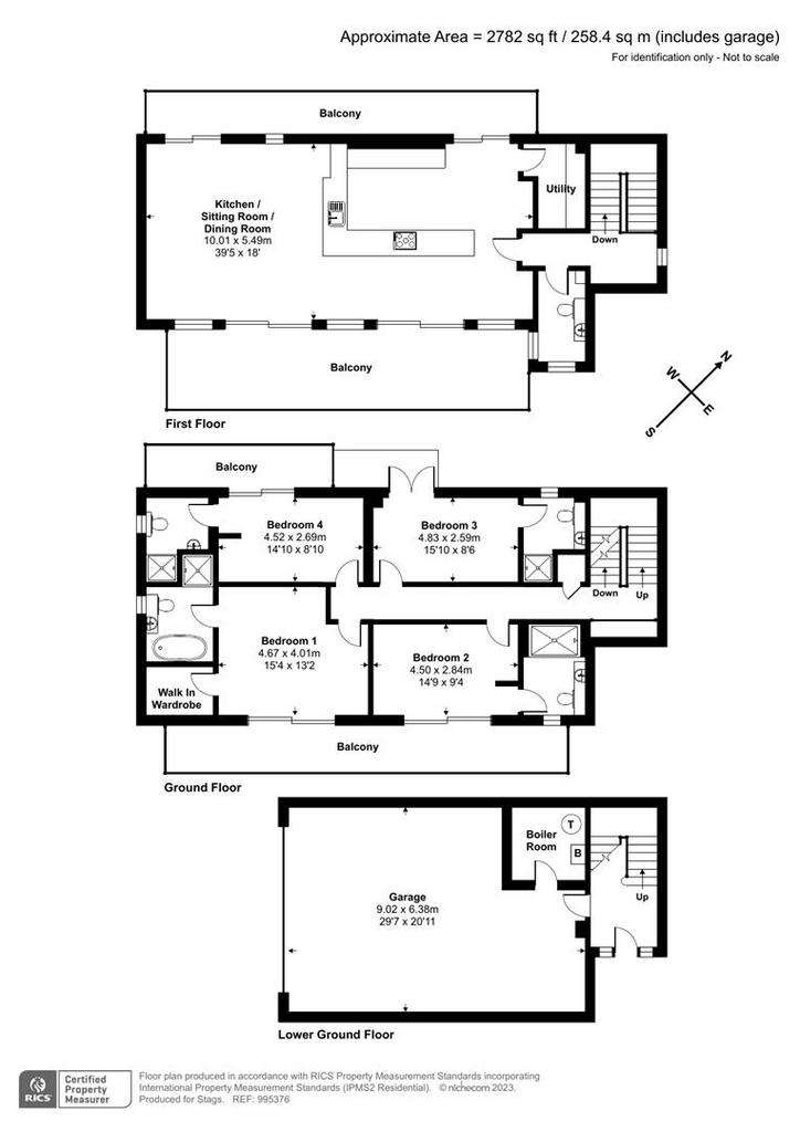 4 bedroom detached house for sale - floorplan