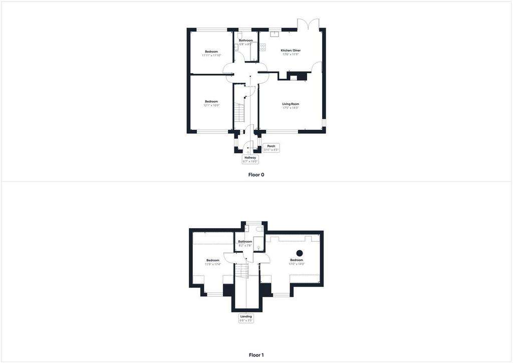 4 bedroom detached bungalow for sale - floorplan