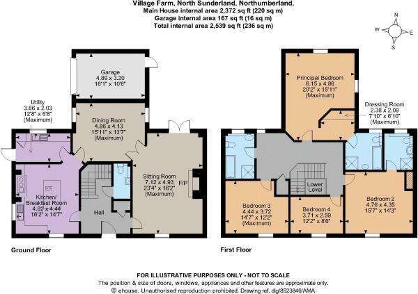 4 bedroom detached house for sale - floorplan