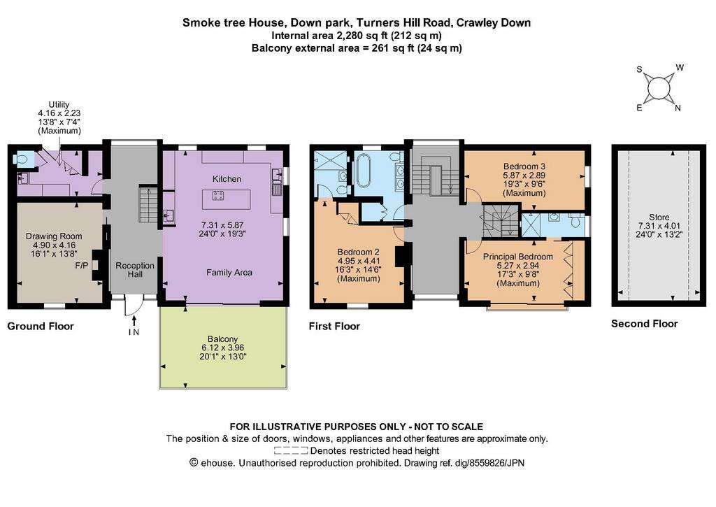 4 bedroom semi-detached house for sale - floorplan