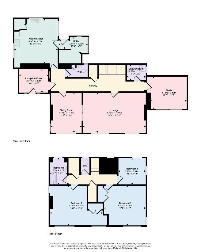 4 bedroom detached house for sale - floorplan