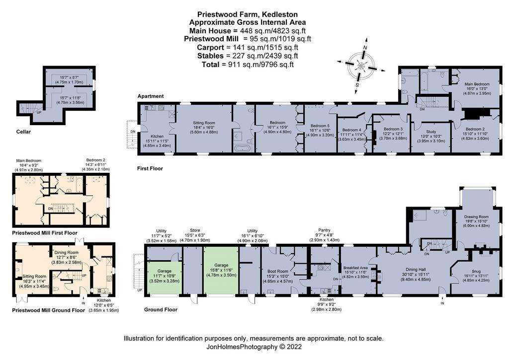 6 bedroom detached house for sale - floorplan