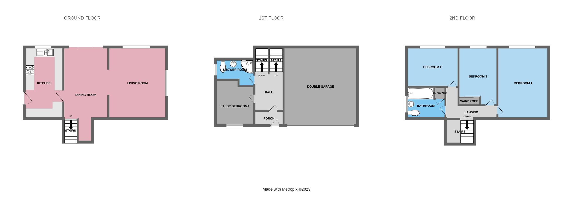 4 bedroom property for sale - floorplan