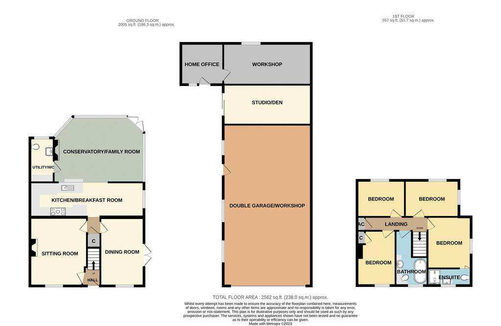 4 bedroom cottage for sale - floorplan