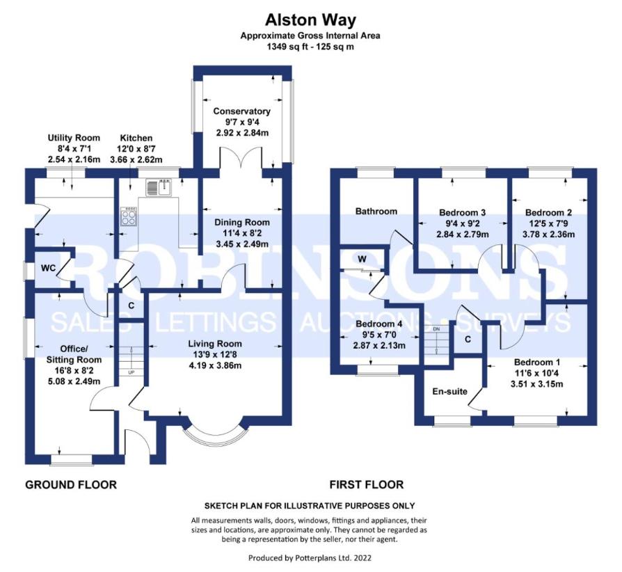 4 bedroom detached house for sale - floorplan