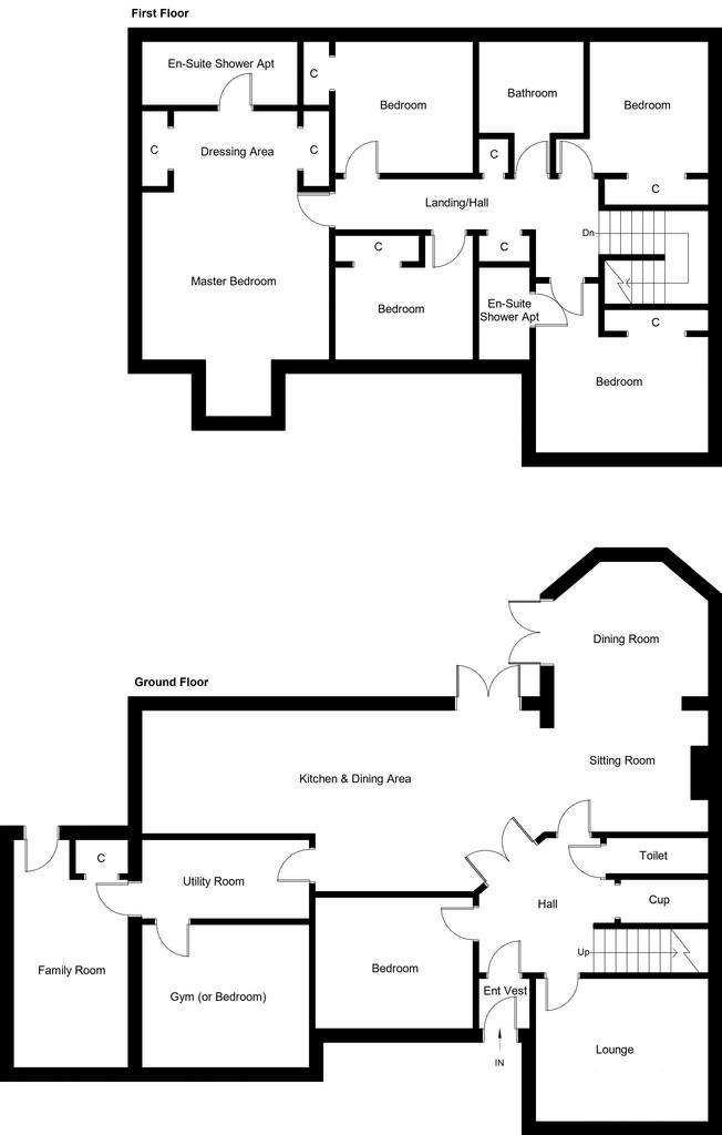 7 bedroom detached villa for sale - floorplan