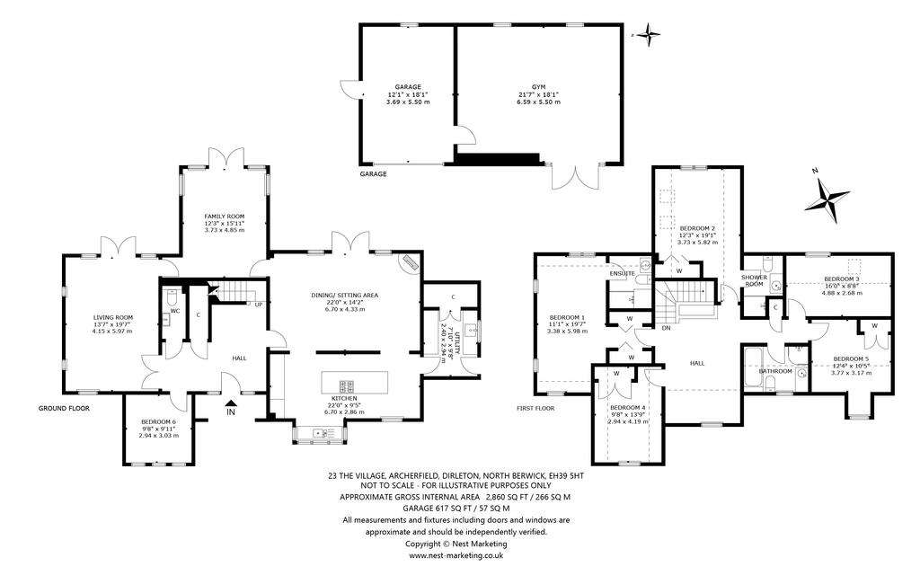 5 bedroom detached house to rent - floorplan