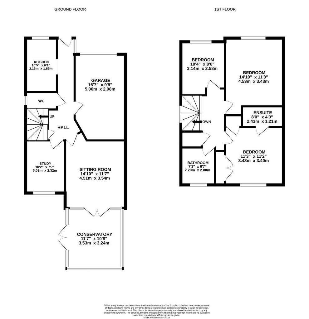 3 bedroom detached house for sale - floorplan