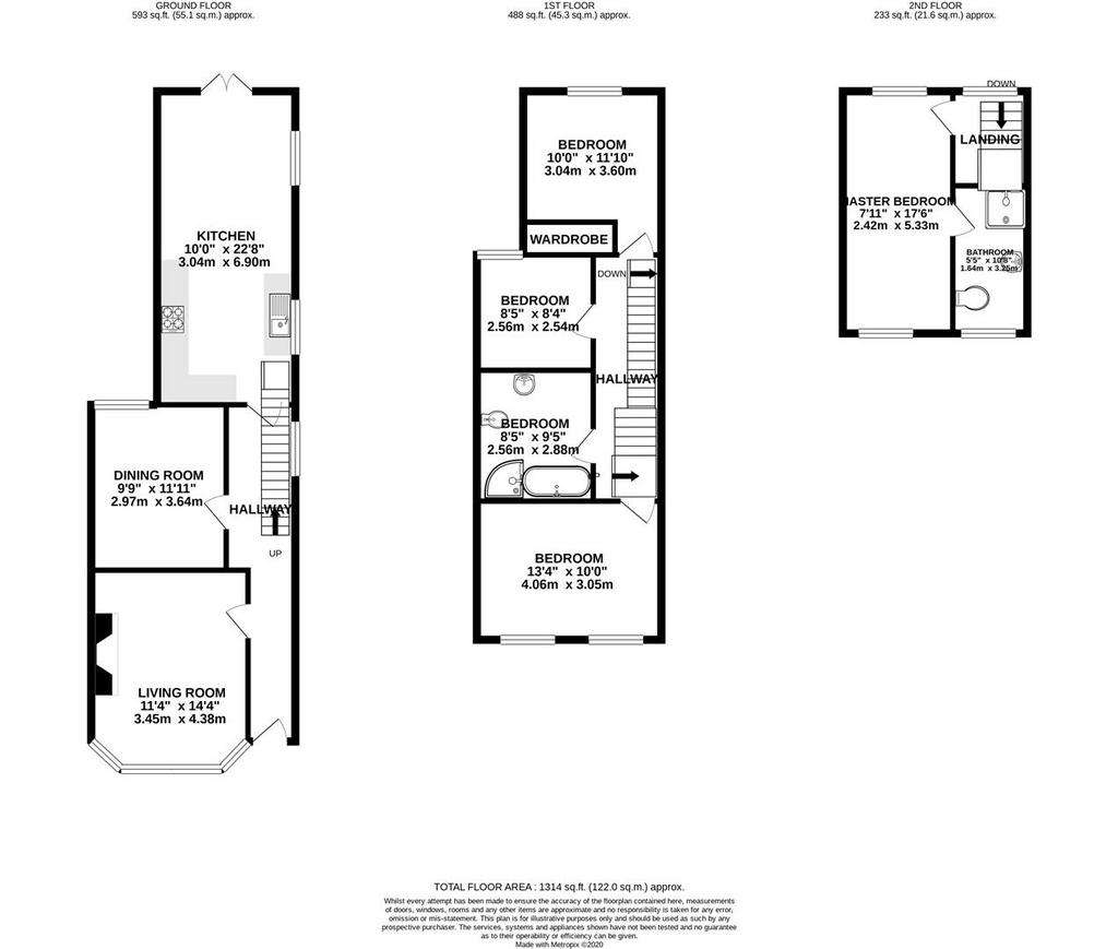 4 bedroom semi-detached house to rent - floorplan